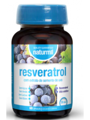 Resveraterol - 60 Cápsulas - Naturmil